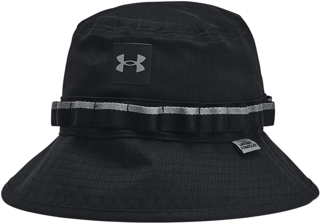 UNDER ARMOUR ISO-CHILL BUCKET HAT - BLACK