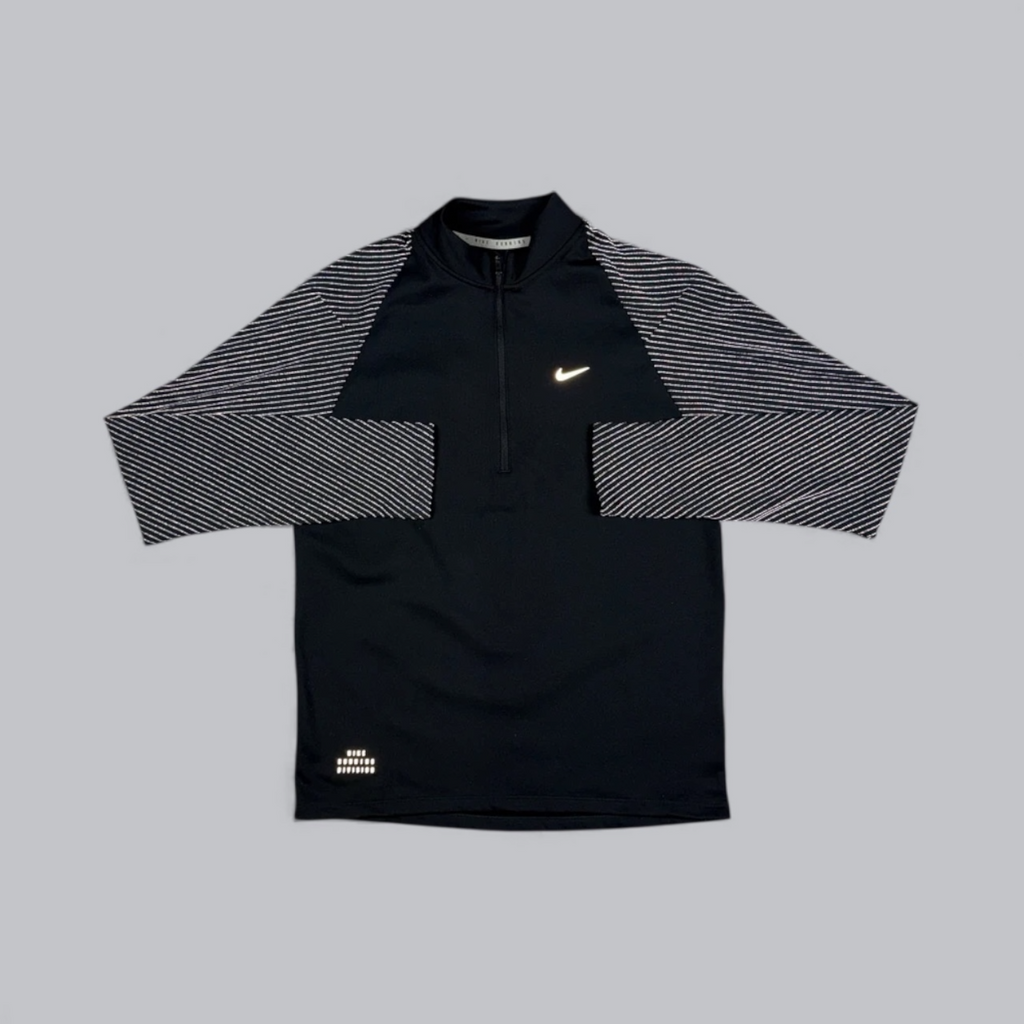 NIKE RUN DIVISION ELEMENT 1/4 ZIP - BLACK