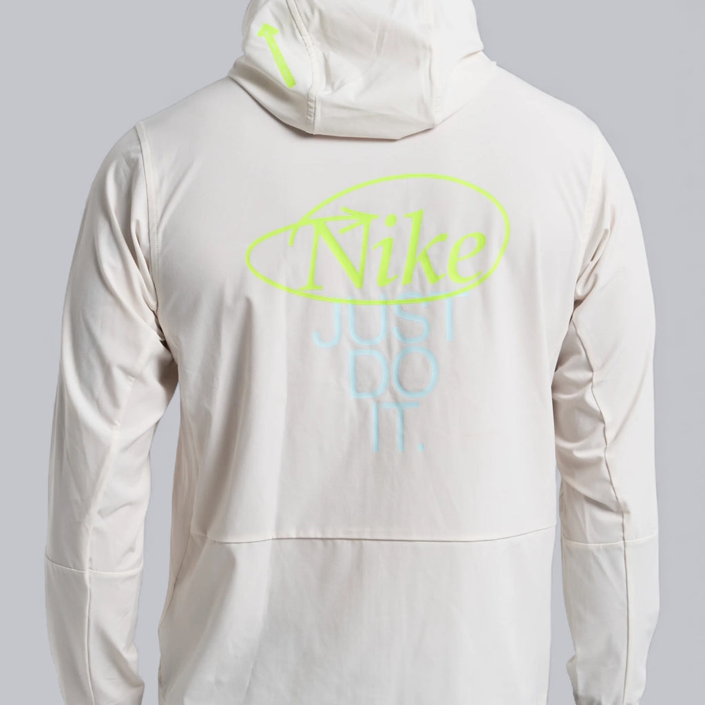 NIKE “JUST DO IT” REPEL WINDRUNNER - WHITE/NEON