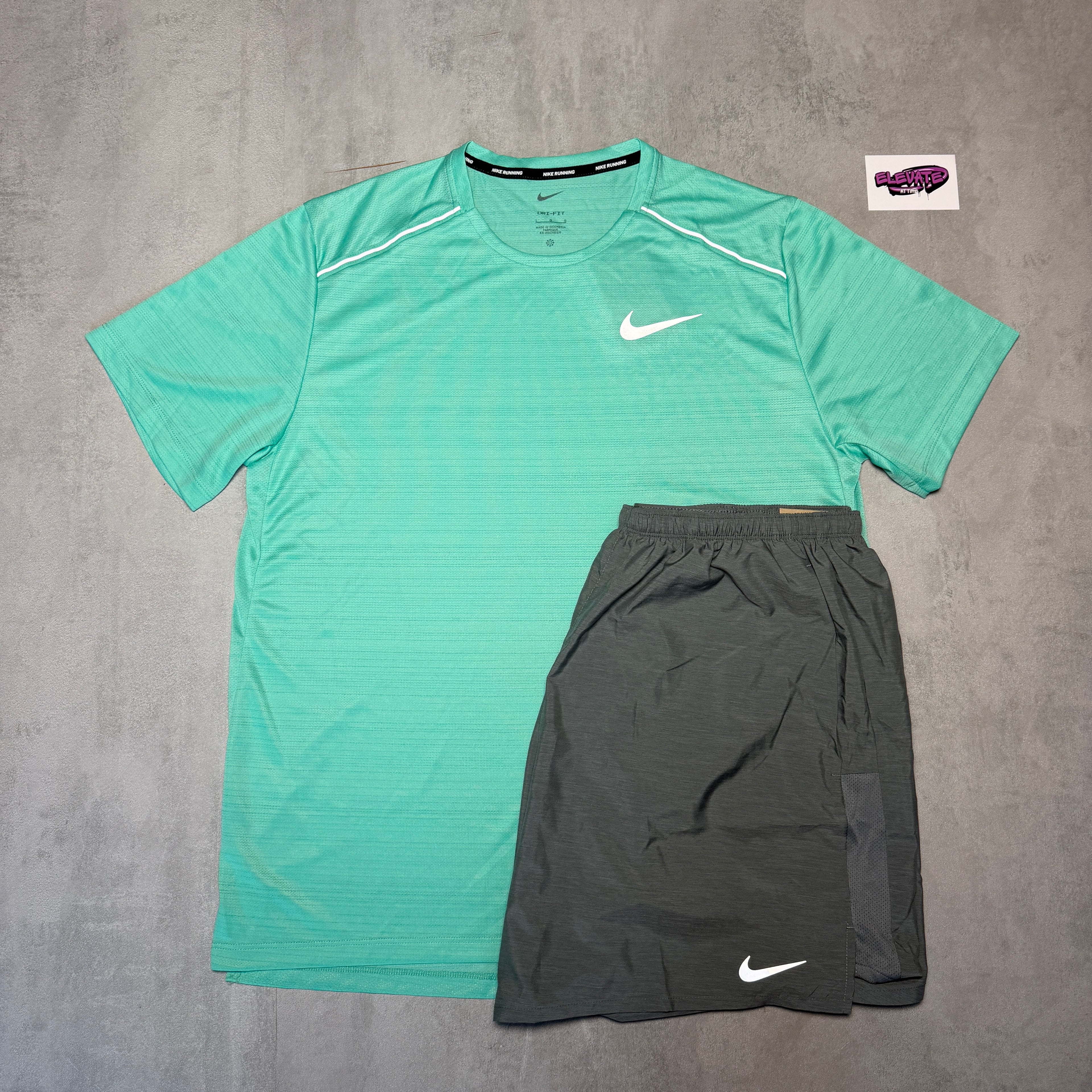 NIKE MILER 1.0 SET - MINT GREEN
