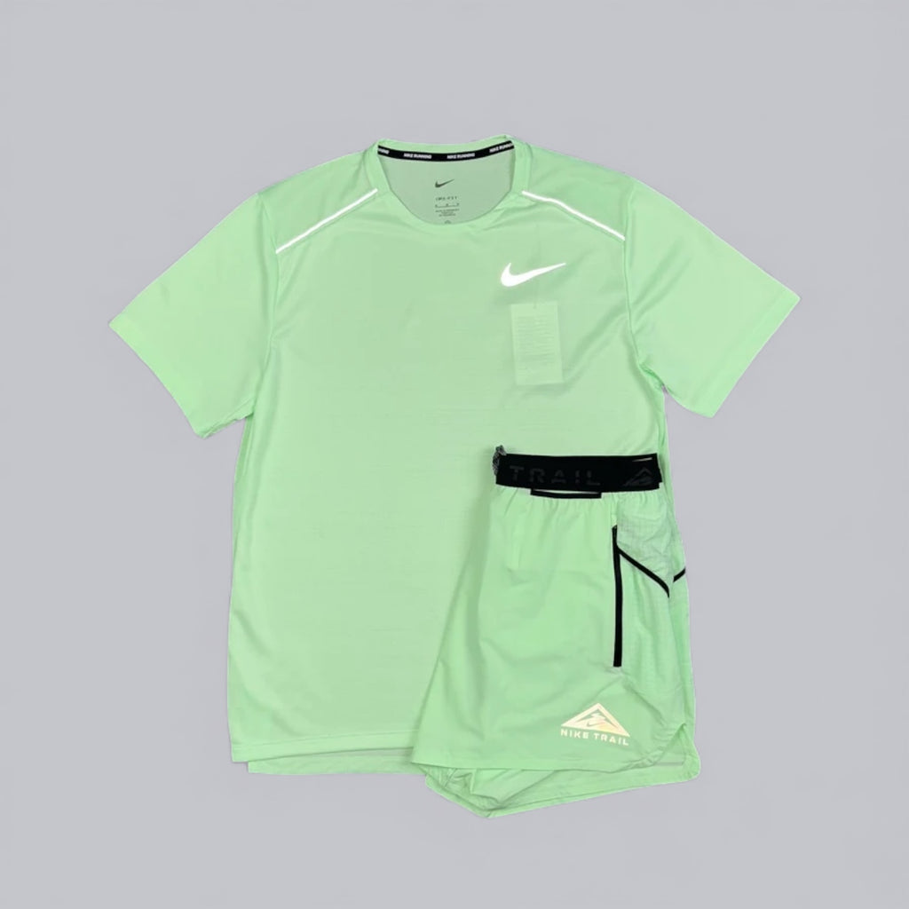 NIKE TRAIL STRIDE 5” SHORTS - VAPOUR GREEN