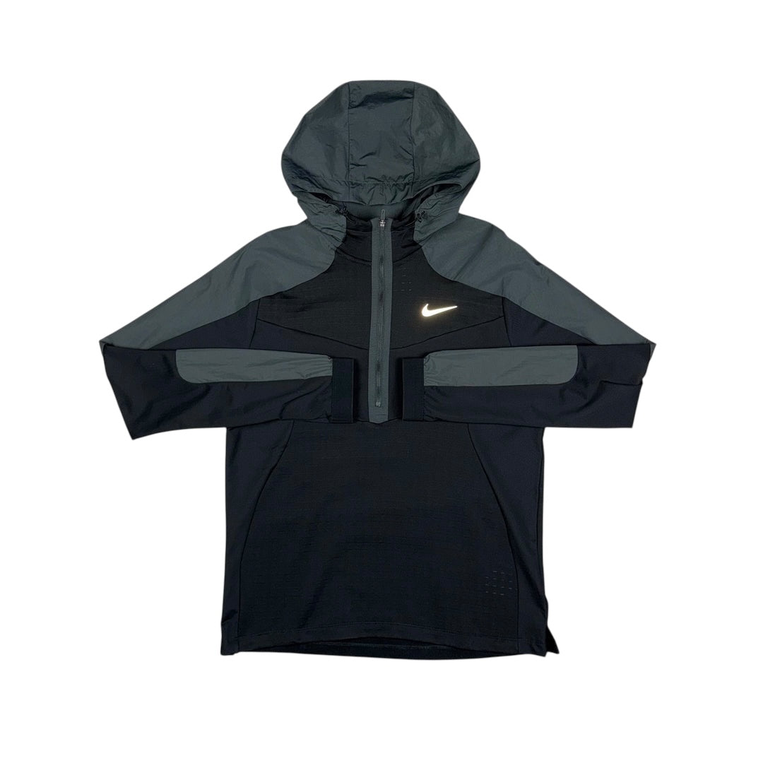 NIKE PERFORMANCE 1/4 ZIP JACKET - BLACK