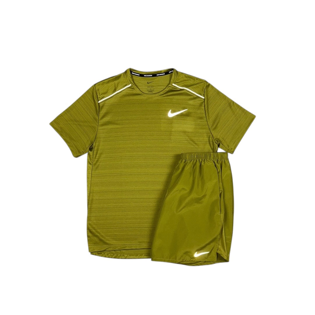 NIKE MILER T-SHIRT - PACIFIC MOSS (ASIAN SIZING)