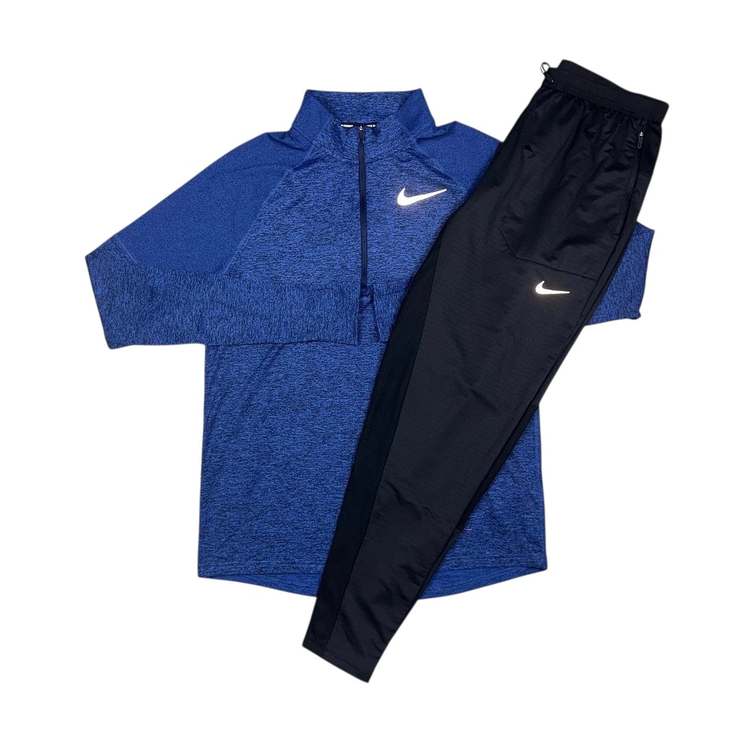 NIKE ELEMENT 1/4 ZIP - ROYAL BLUE