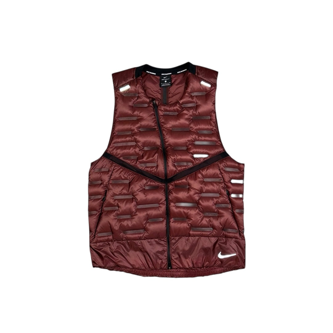 NIKE THERMA AEROLAYER GILET - BURGANDY