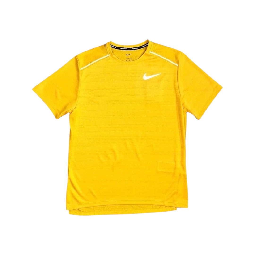NIKE MILER T-SHIRT - SULPHUR YELLOW