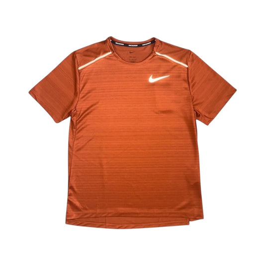 NIKE MILER T-SHIRT - DARK RUSSETT