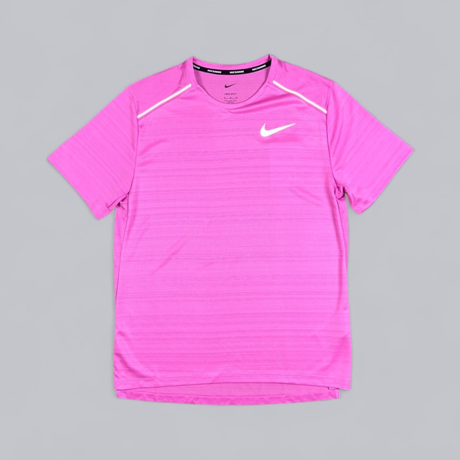 NIKE MILER 1.0 T-SHIRT - PLAYFUL PINK