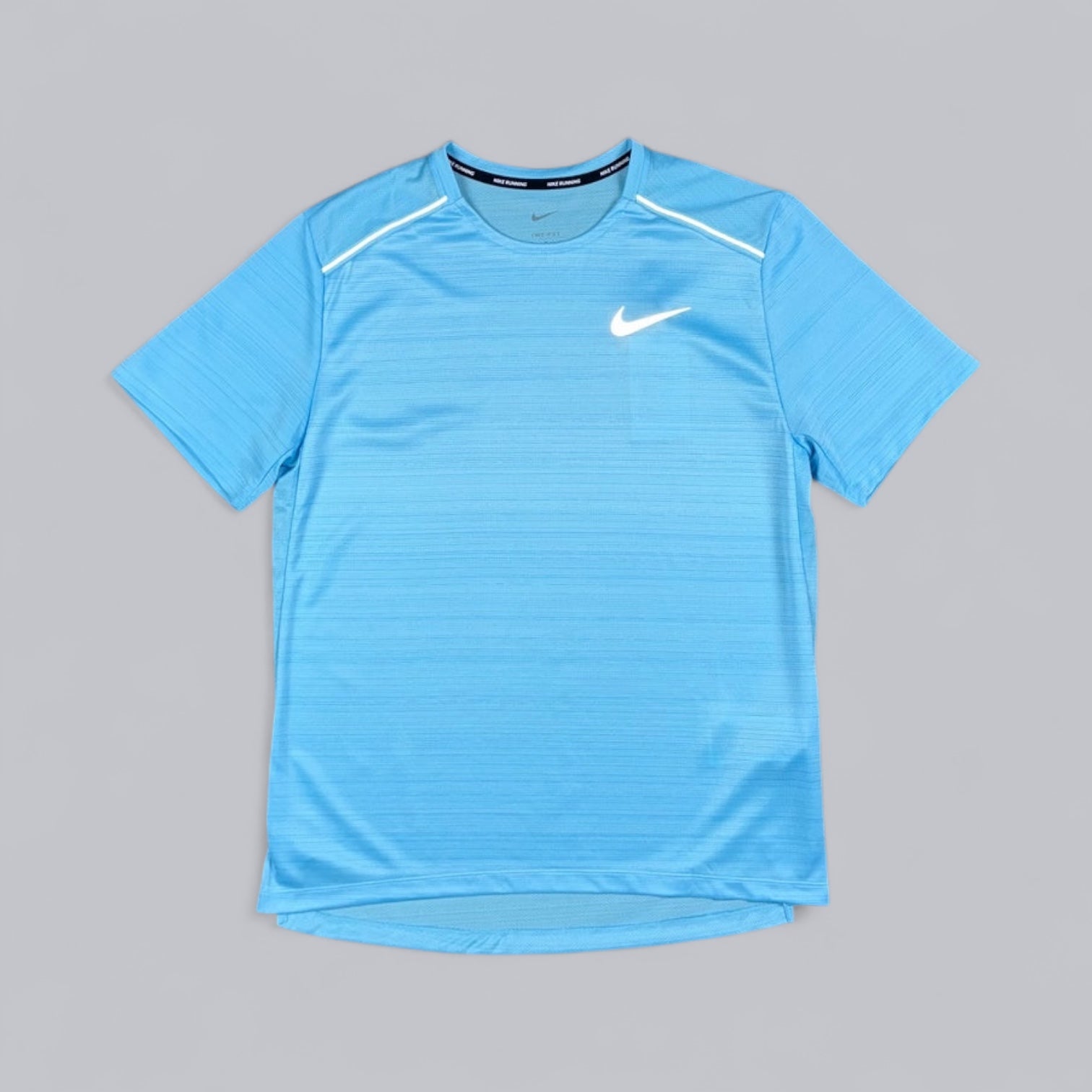 NIKE 1.0 MILER T-SHIRT - AQUARIUS BLUE
