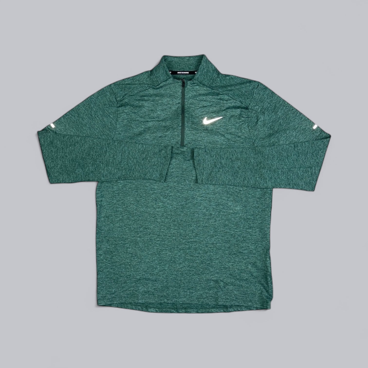 NIKE ELEMENT 1/4 ZIP - VINTAGE GREEN
