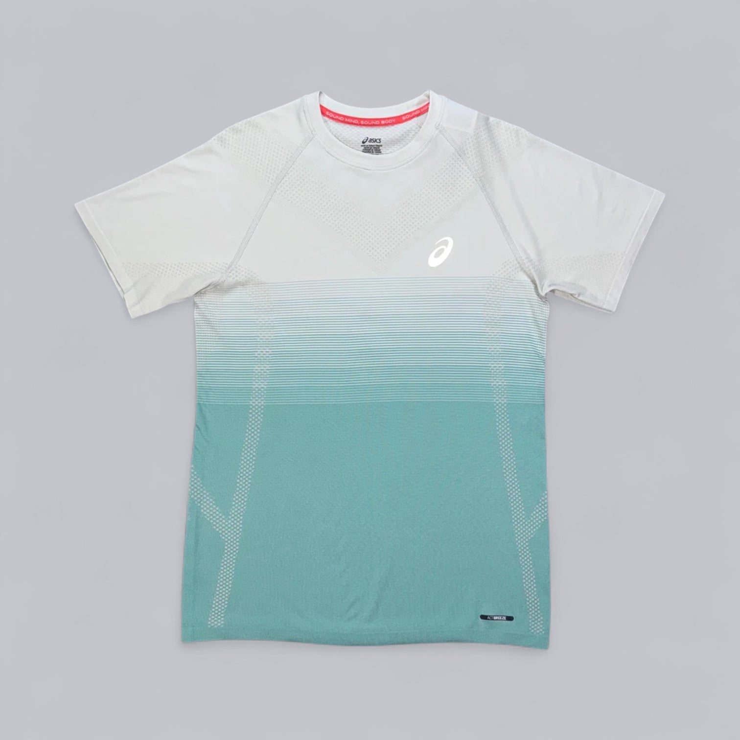 ASICS SEAMLESS T-SHIRT - BIRCH/OASIS GREEN